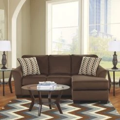 Ashley Furniture Fantell - Dark Brown - Occasional Table Set (3/cn)