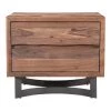 Moe's Home Collection Nightstands Bent Nightstand Smoked