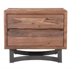 Moe's Home Collection Nightstands Bent Nightstand Smoked