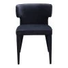 Moe's Home Collection Chairs Jennaya Dining Chair Black 1 Moe's Home Collection Chairs Jennaya Dining Chair Black