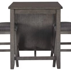 Ashley Furniture Caitbrook - Dark Gray - Rect Drm Counter Tbl Set(3/cn)