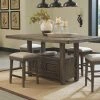 Signature Design By Ashley® Wyndahl - Rustic Ultimate Best In Class Rectangular Counter Table With Storage, 4 Upholstered Stools Dining Room Sets 1 Signature Design By Ashley® Wyndahl - Rustic Ultimate Best In Class Rectangular Counter Table With Storage, 4 Upholstered Stools Dining Room Sets