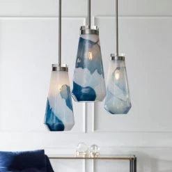 Uttermost Windswept Blue & White 1 Light Mini Pendant Accessories