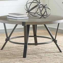 Ashley Furniture Tables Zontini - Light Brown - Round Cocktail Table