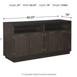 Ashley Furniture Hyndell - Dark Brown - Dining Room Server