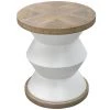 Uttermost Spool Geometric Side Table Tables