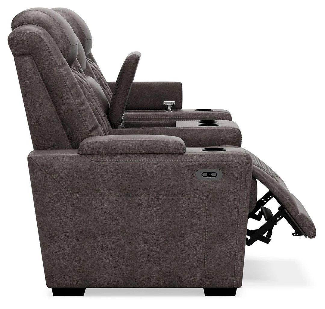 Ashley Furniture Hyllmont - Gray - Pwr Rec Loveseat/con/adj Hdrst Reclining Furniture 11 Ashley Furniture Hyllmont - Gray - Pwr Rec Loveseat/con/adj Hdrst Reclining Furniture