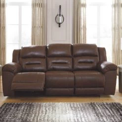 Signature Design By Ashley® Reclining Furniture Stoneland - Reclining Sofa, Double Reclining Loveseat With Console