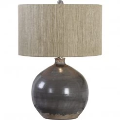 Accessories Uttermost Vardenis Gray Ceramic Lamp