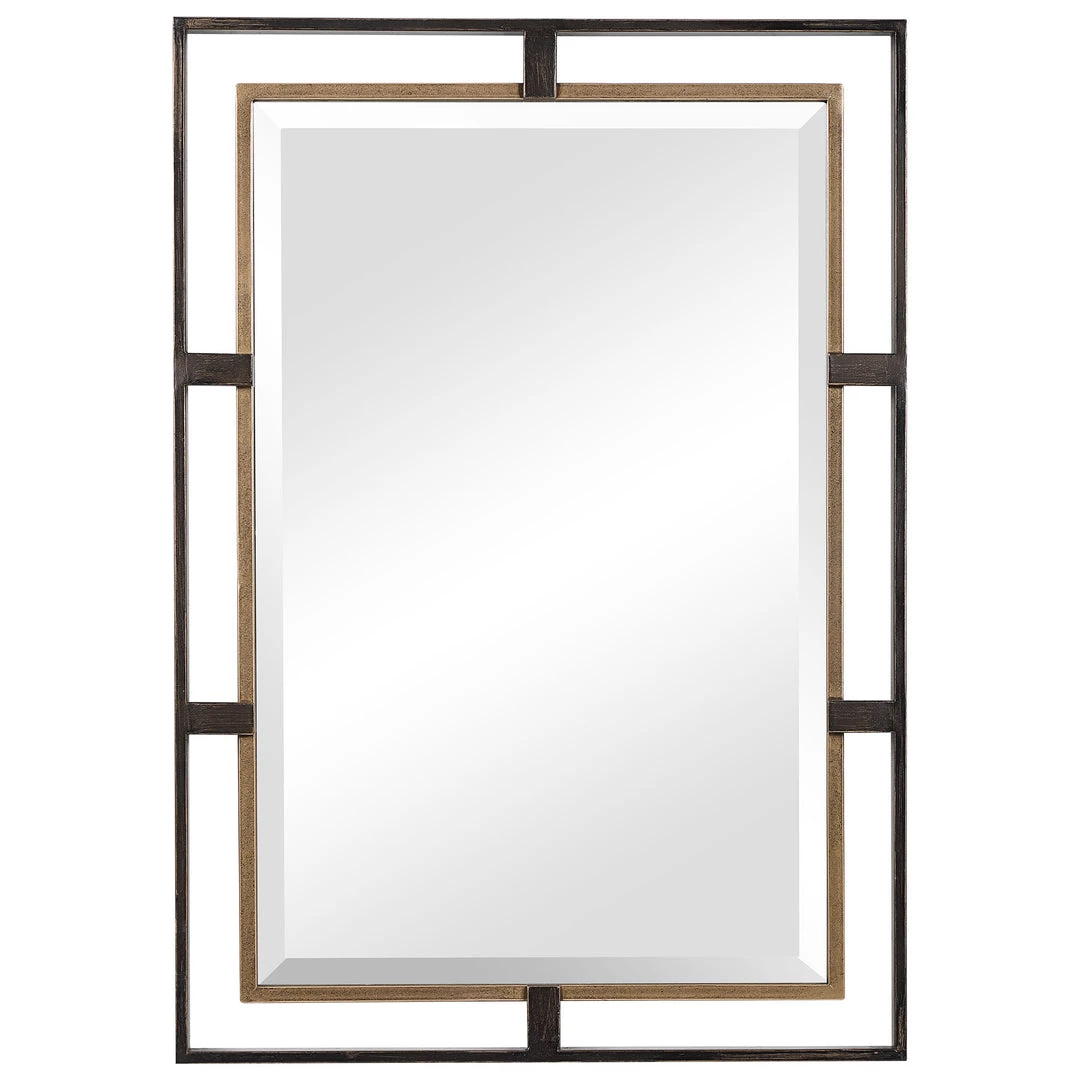 Accessories Uttermost Carrizo Gold & Bronze Rectangle Mirror 3 Accessories Uttermost Carrizo Gold & Bronze Rectangle Mirror