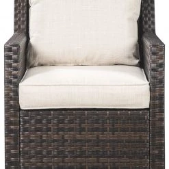 Ashley Furniture Easy - Dark Brown/beige - Lounge Chair W/cushion (1/cn)