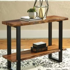 Ashley Furniture Tables Brosward - Black / Gray - Sofa Table