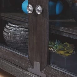 Ashley Furniture Todoe - Gray - Extra Large Tv Stand