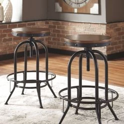 Ashley Furniture Valebeck - Best In Class - Swivel Barstool (2/CN)