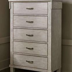 Ashley Furniture Hollentown - Whitewash - Five Drawer Chest