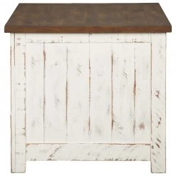 Ashley Furniture Tables Wystfield - White/brown - Rectangular End Table - 2-doors 18 Ashley Furniture Tables Wystfield - White/brown - Rectangular End Table - 2-doors