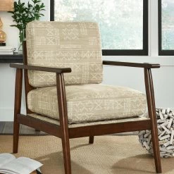 Ashley Furniture Chairs Bevyn - Beige - Accent Chair - Solid Wood Frame