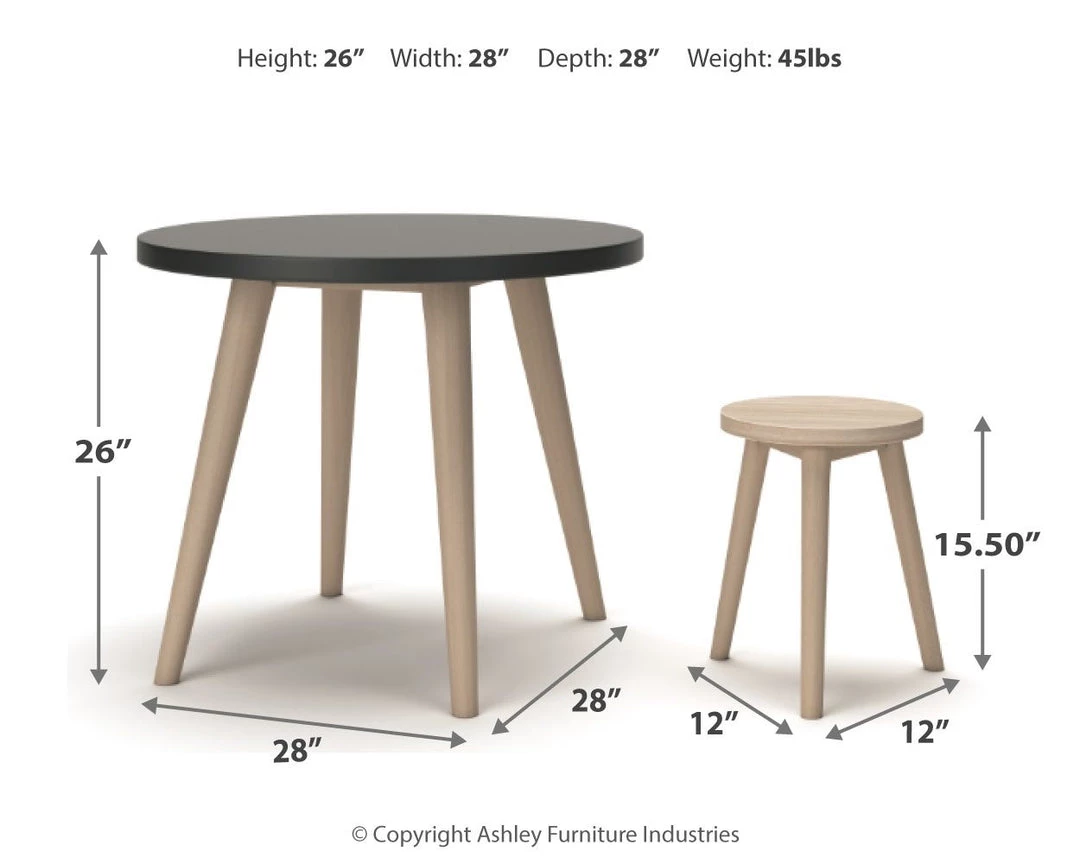 Ashley Furniture Dining Room Sets Blariden - Black/natural - Table Set (5/cn) 5 Ashley Furniture Dining Room Sets Blariden - Black/natural - Table Set (5/cn)