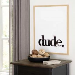 Ashley Furniture Dude - Black/white - Wall Art
