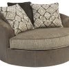 Ashley Furniture Chairs Abalone - Chocolate - Oversized Swivel Accent Chair