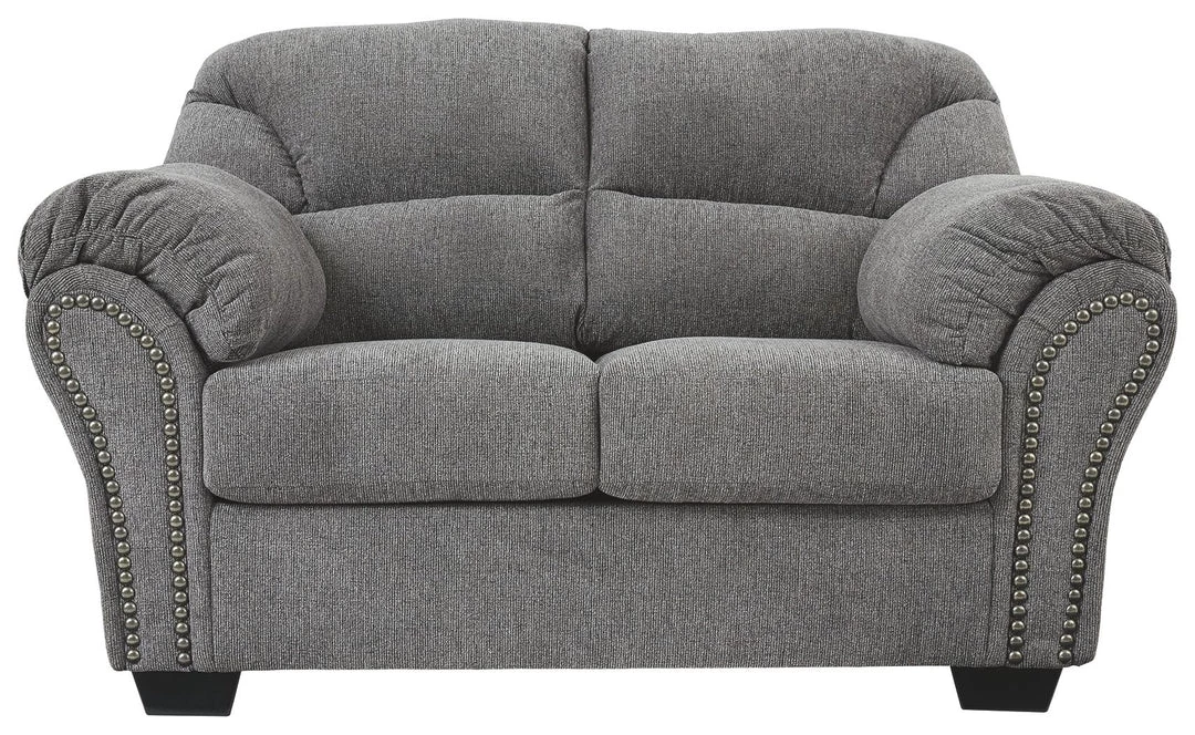 Ashley Furniture Loveseats Allmaxx - Pewter - Loveseat 4 Ashley Furniture Loveseats Allmaxx - Pewter - Loveseat
