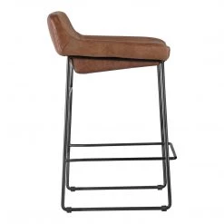 Moe's Home Collection Stools Starlet Counter Stool Open Road Brown Leather-m2