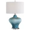 Uttermost Marjorie Frosted Turquoise Table Lamp