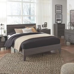 Signature Design By Ashley® Brymont - Dark Gray - Full Panel Platform Bed Beds
