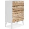 Ashley Furniture Piperton - Brown / White - Four Drawer Chest