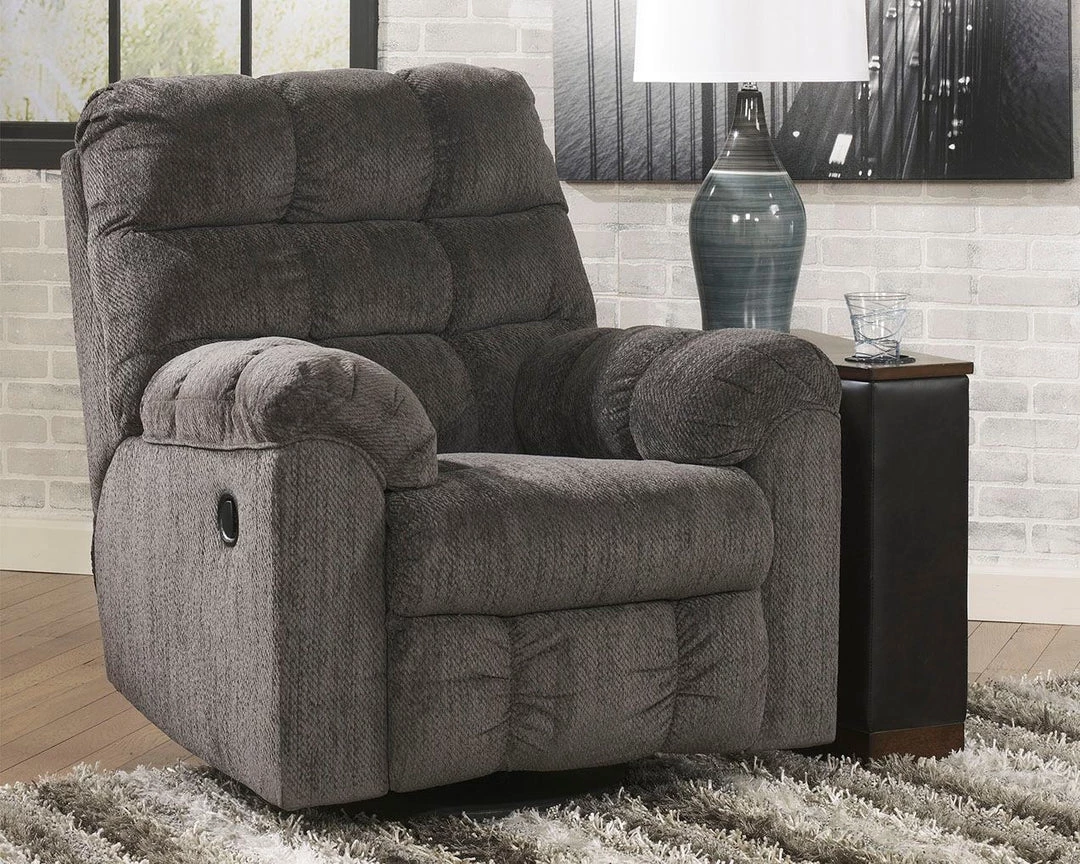 Ashley Furniture Acieona - Slate - Swivel Rocker Recliner Reclining Furniture 6 Ashley Furniture Acieona - Slate - Swivel Rocker Recliner Reclining Furniture