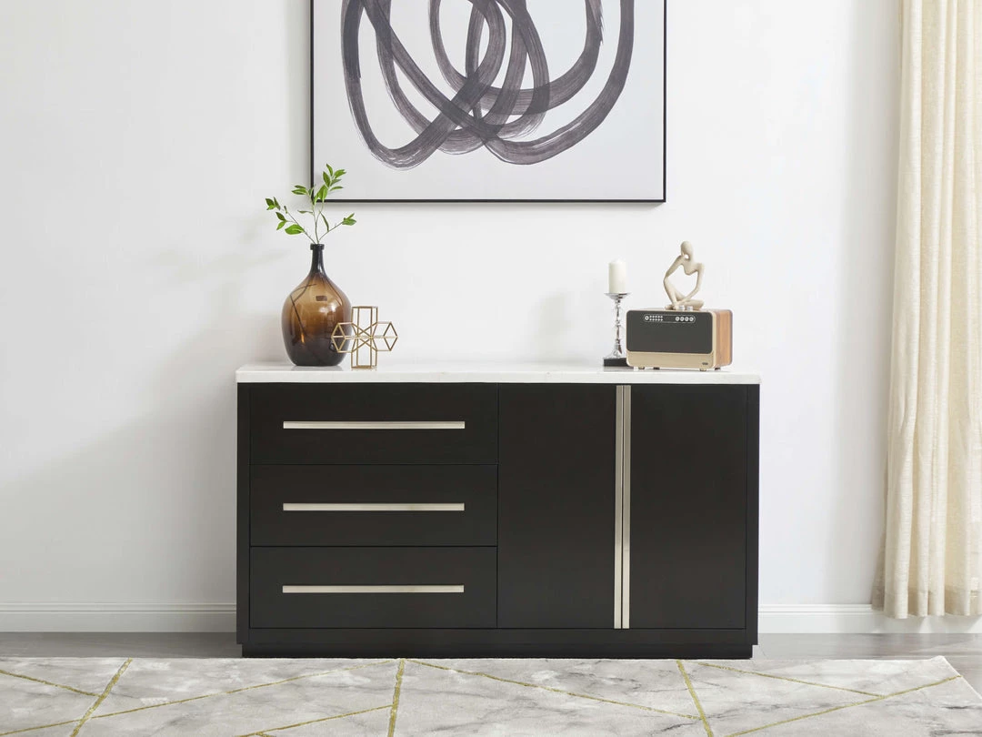 Signature Design By Ashley® Vollardi - Almost Black - Dining Room Server Servers 8 Signature Design By Ashley® Vollardi - Almost Black - Dining Room Server Servers