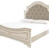 Signature Design By Ashley® Realyn - Two-tone - California King Upholstered Panel Bed Beds 1 Signature Design By Ashley® Realyn - Two-tone - California King Upholstered Panel Bed Beds