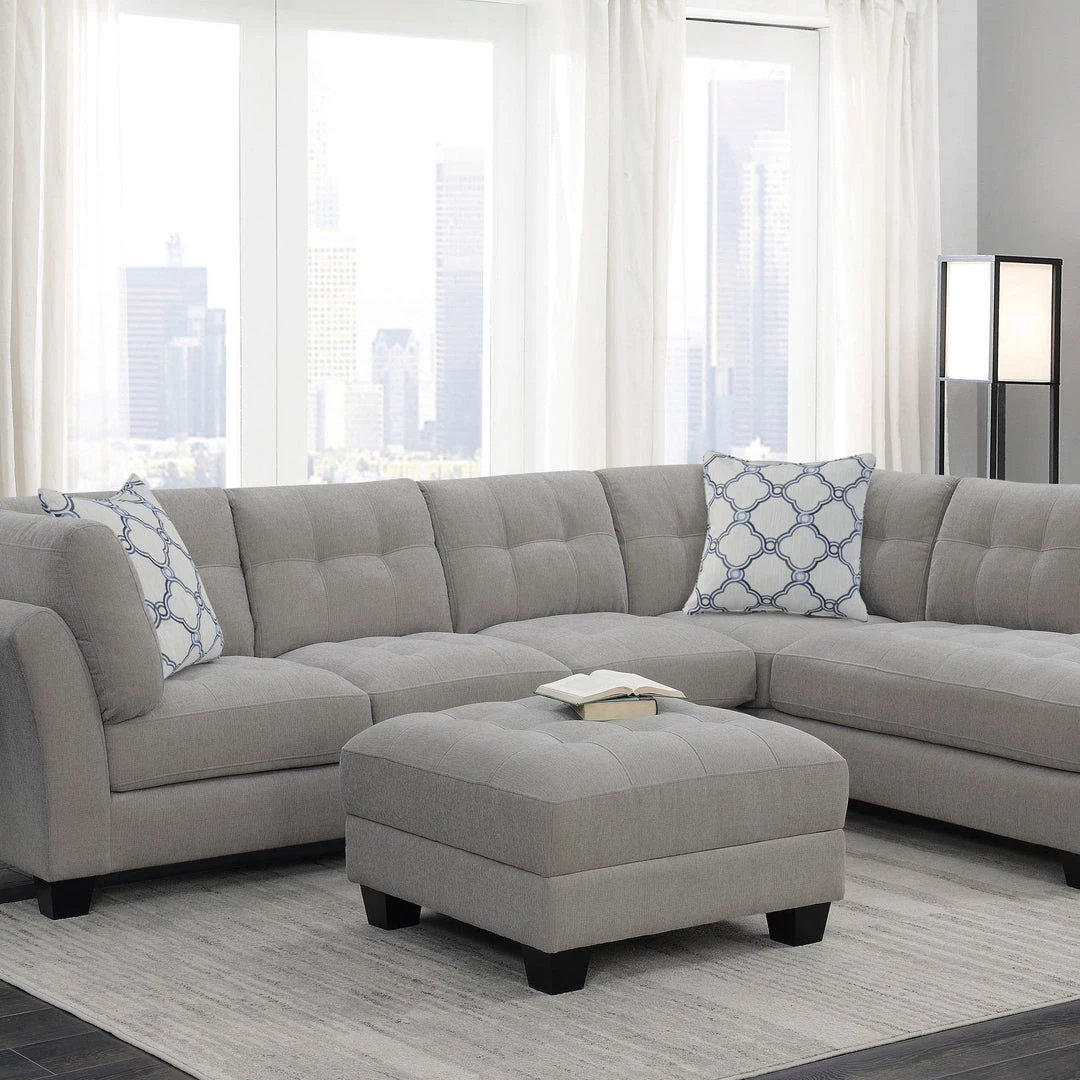 Emerald Home Ryder Sectional Chofa, Dove Gray 7 Emerald Home Ryder Sectional Chofa, Dove Gray