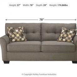 Ashley Furniture Tibbee - Slate - Full Sofa Sleeper