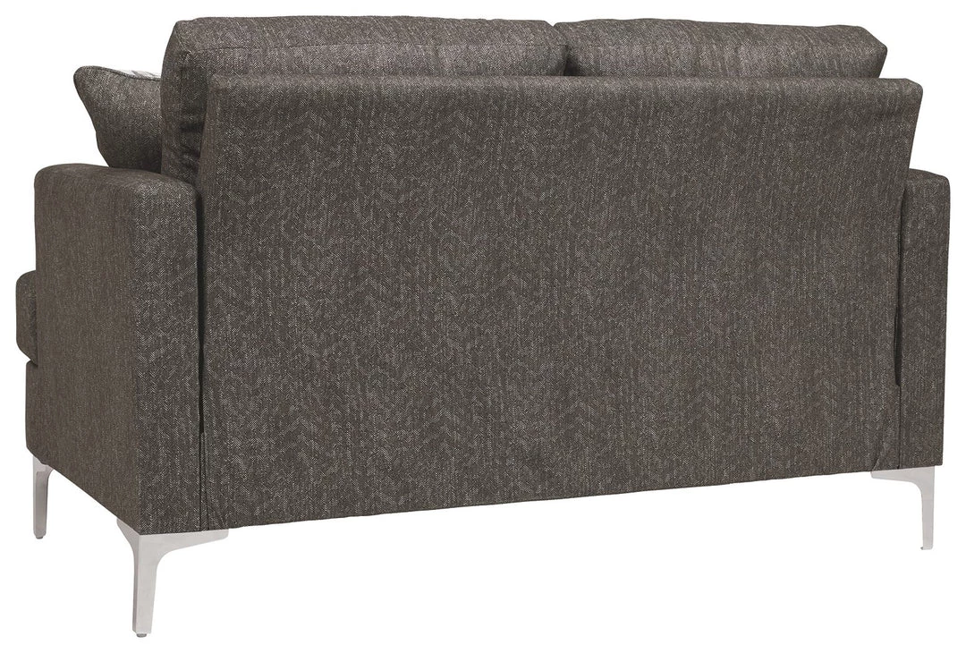 Ashley Furniture Arcola - Brown Dark - Rta Loveseat 7 Ashley Furniture Arcola - Brown Dark - Rta Loveseat