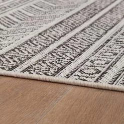 Ashley Furniture Accessories Brinoy - Black/white - Large Rug