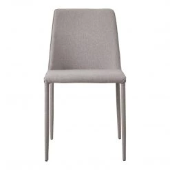 Moe's Home Collection Chairs Nora Fabric Dining Chair Light Grey-m2