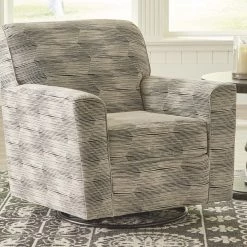 Ashley Furniture Callisburg - Granite - Swivel Glider Accent Chair