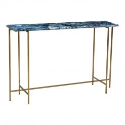 Moe's Home Collection Tables Blue Agate Console Table