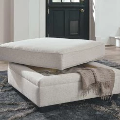 Ashley Furniture Dellara - Chalk - Ottoman With Storage Ottomans