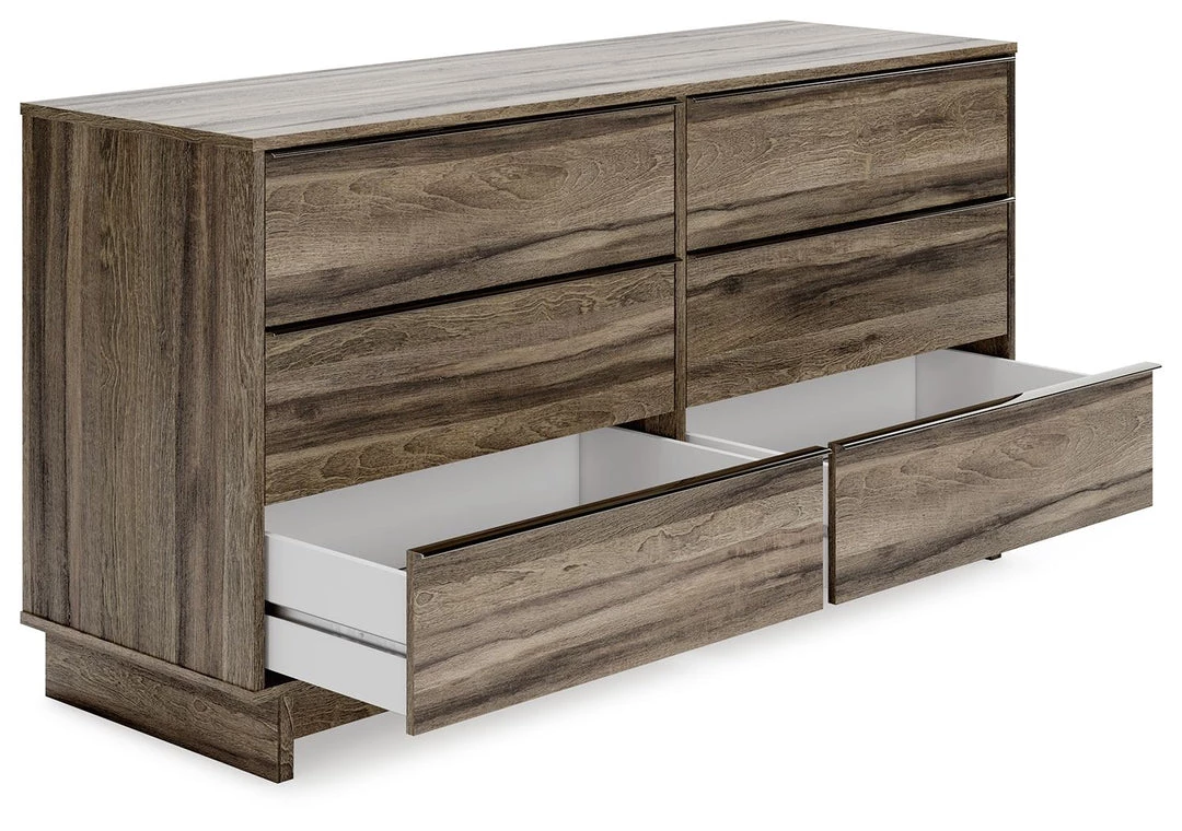 Signature Design By Ashley® Shallifer - Brown - Six Drawer Dresser 7 Signature Design By Ashley® Shallifer - Brown - Six Drawer Dresser