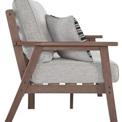 Signature Design By Ashley® Loveseats Emmeline - Brown/beige - Loveseat W/cushion