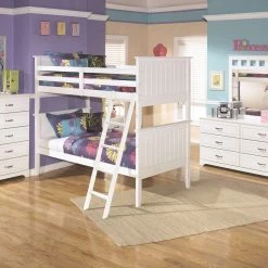 Signature Design By Ashley® Beds Lulu - White - Bunk Bed (twin/twin)