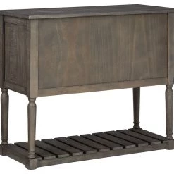Ashley Furniture Lennick - Antique Gray - Accent Cabinet Cabinets