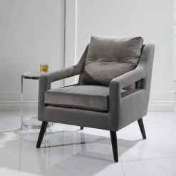 Uttermost O'Brien Gray Armchair Chairs