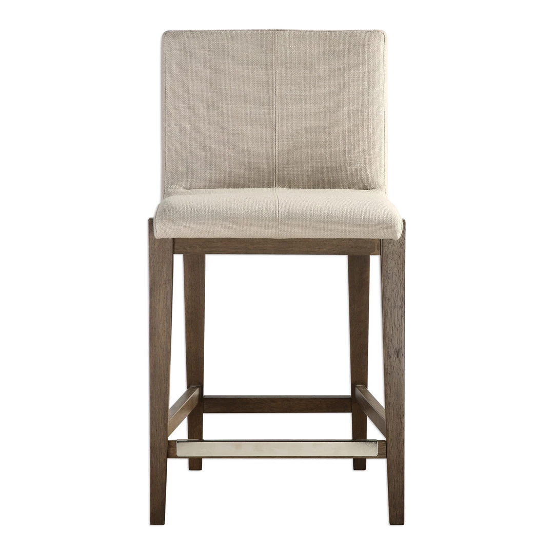 Uttermost Klemens Linen Counter Stool Stools 9 Uttermost Klemens Linen Counter Stool Stools