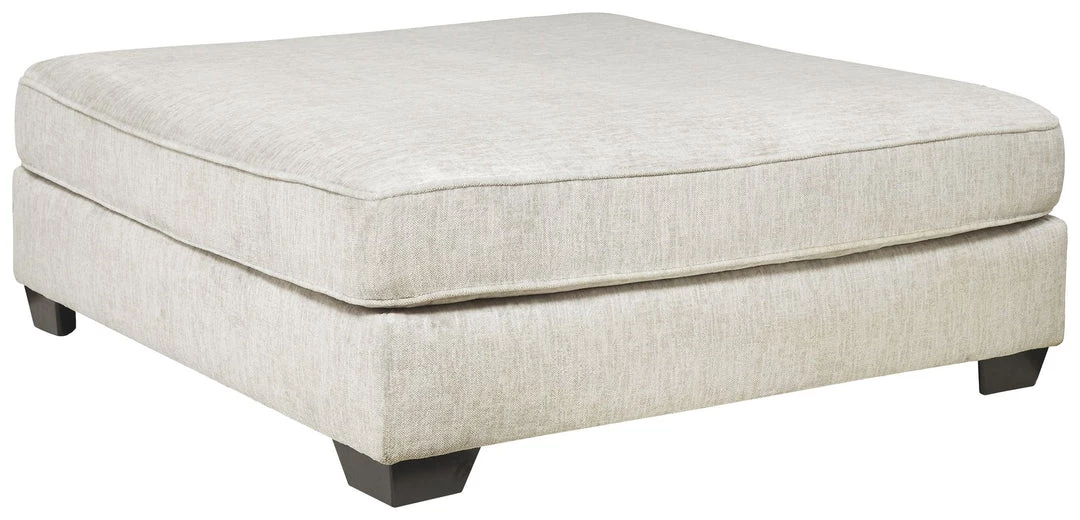 Ashley Furniture Rawcliffe - Parchment - Oversized Accent Ottoman 3 Ashley Furniture Rawcliffe - Parchment - Oversized Accent Ottoman