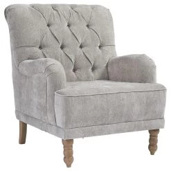 Ashley Furniture Dinara - Dove Gray - Accent Chair