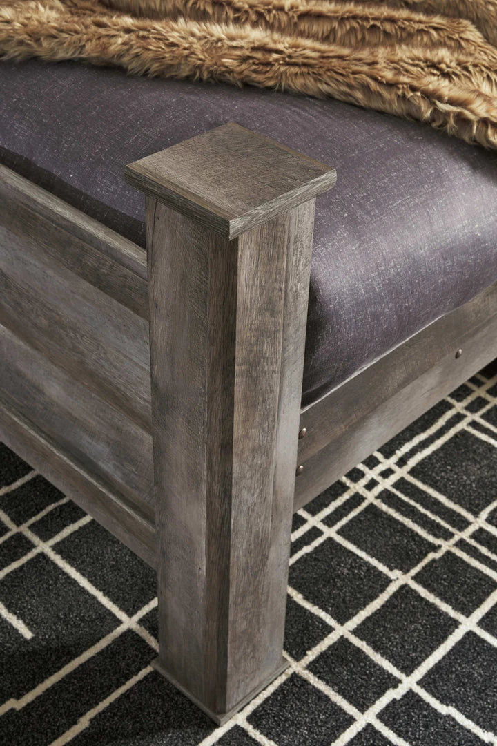 Signature Design By Ashley® Bedroom Sets Wynnlow - Gray - Dresser, Mirror, Poster Bed 6 Signature Design By Ashley® Bedroom Sets Wynnlow - Gray - Dresser, Mirror, Poster Bed