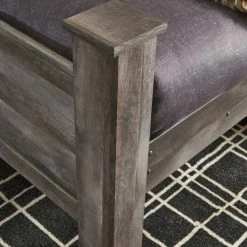 Signature Design By Ashley® Wynnlow - Gray - Upholstered Poster Bed